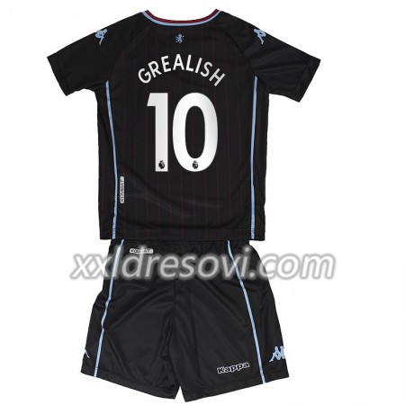 Aston Villa Jack Grealish 10 Drugi Dječji Komplet Dresovi za Nogomet 2020-2021 (+ kratke hlače)